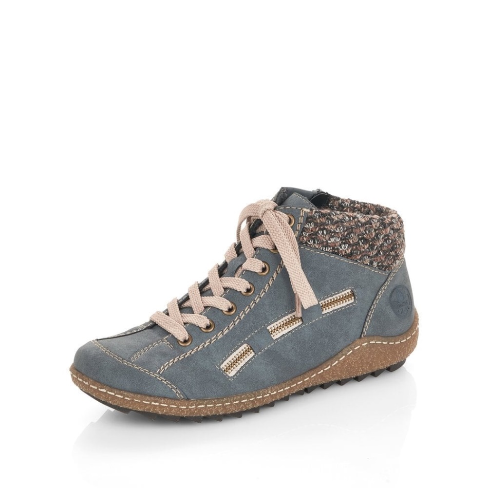 Blue Rieker L7543 Women Ankle Boots