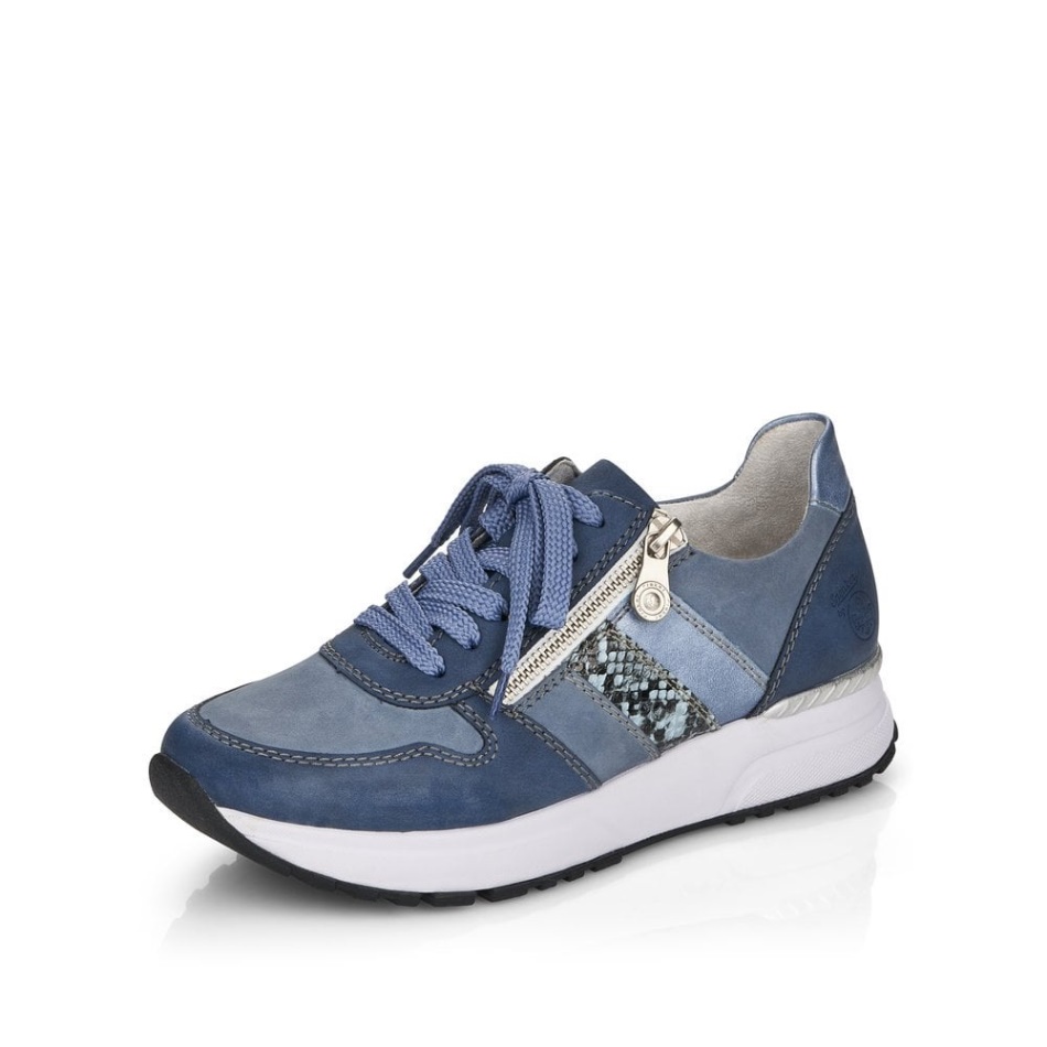 Blue Rieker N7421 Women Shoes