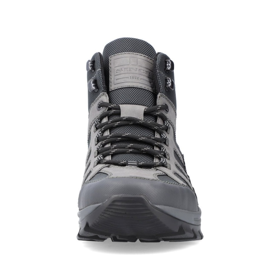 Grey Rieker Men's Boots