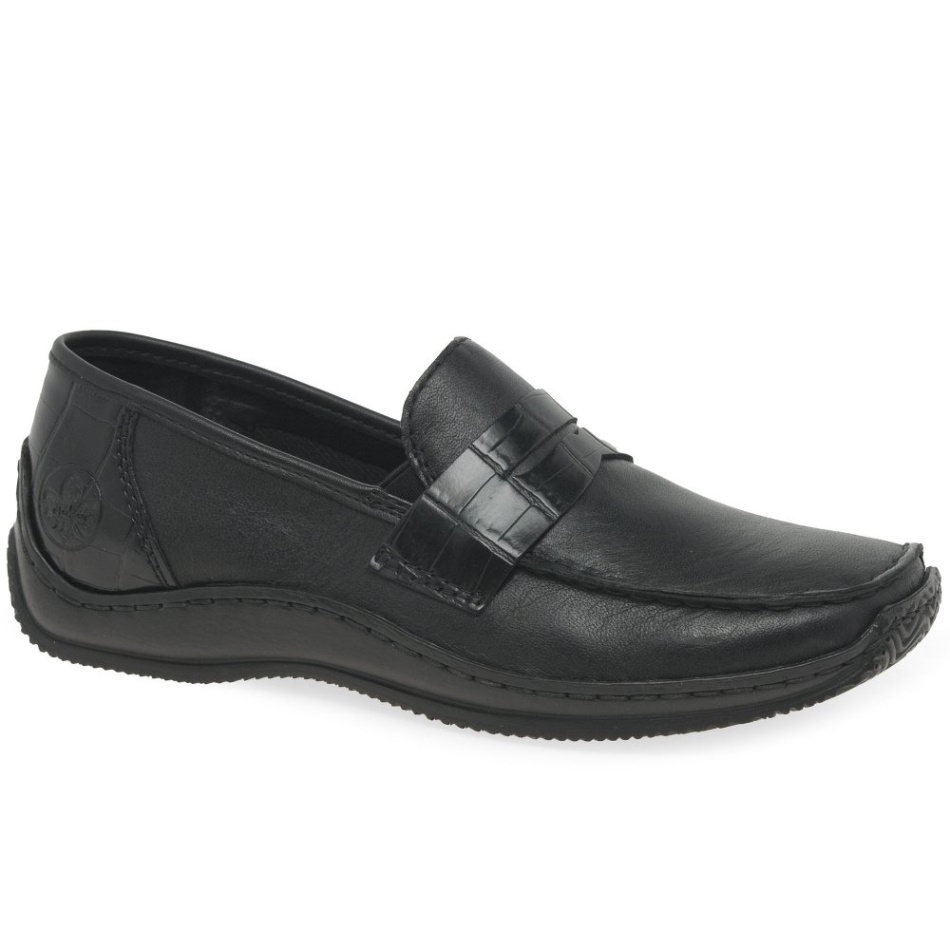Black Rieker Caris Womens Shoes