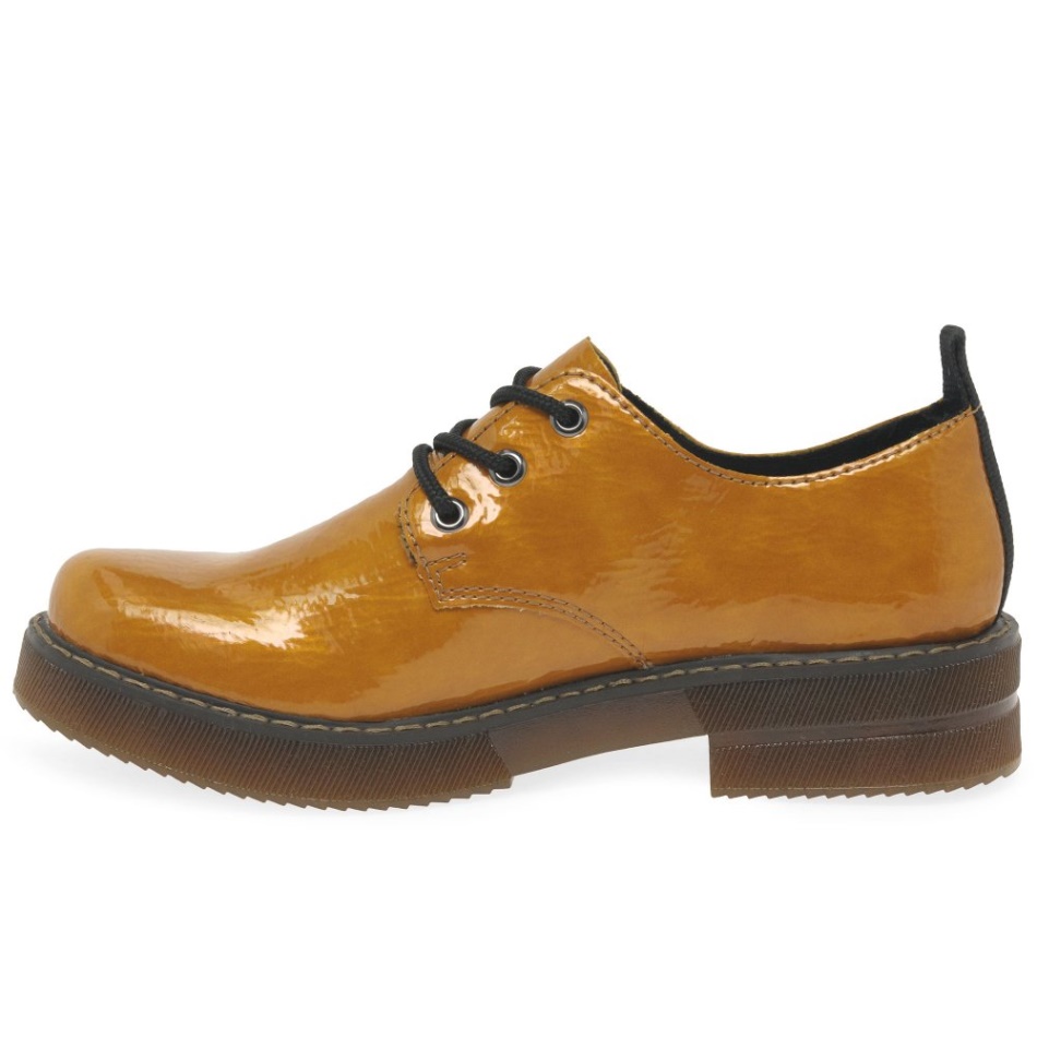 Mustard Rieker France Womens Shoes