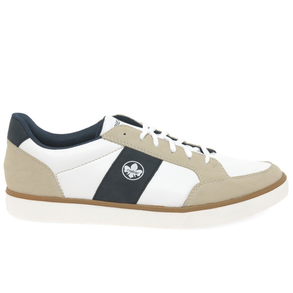 Berni Mens Trainers White Rieker