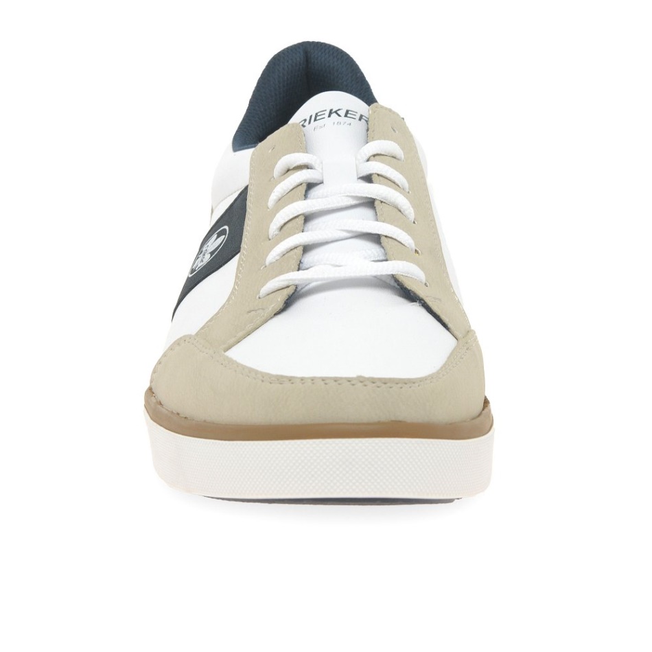 Berni Mens Trainers White Rieker