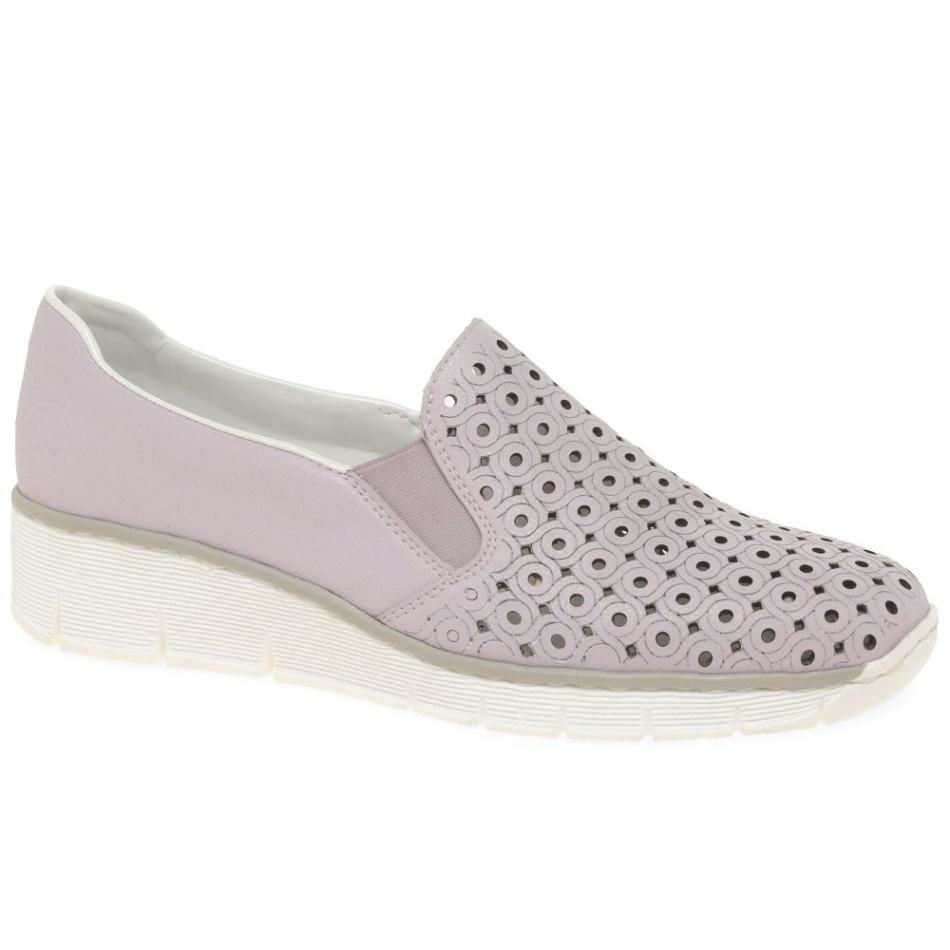 Gather Womens Casual Shoes Pink Rieker