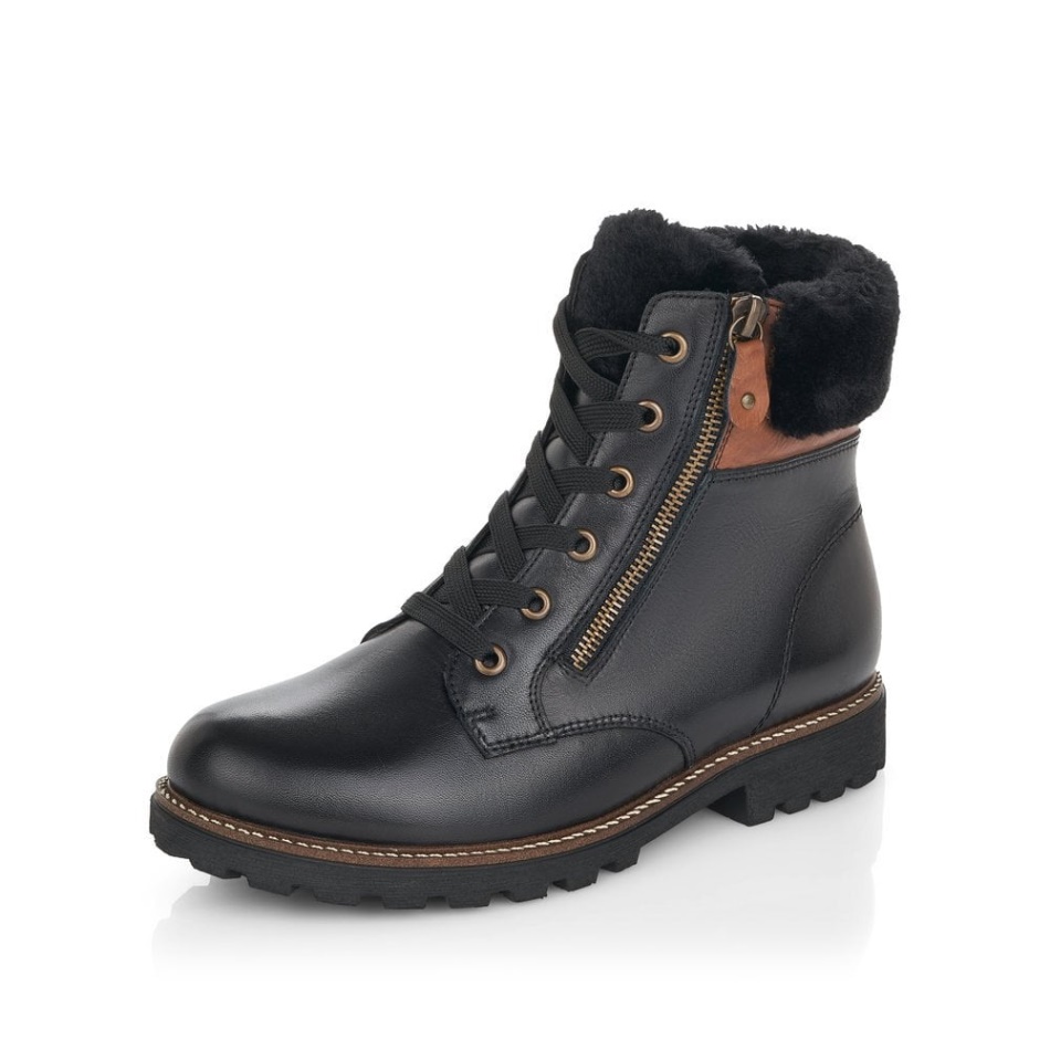 Remonte D8463 Women Boots Black Rieker