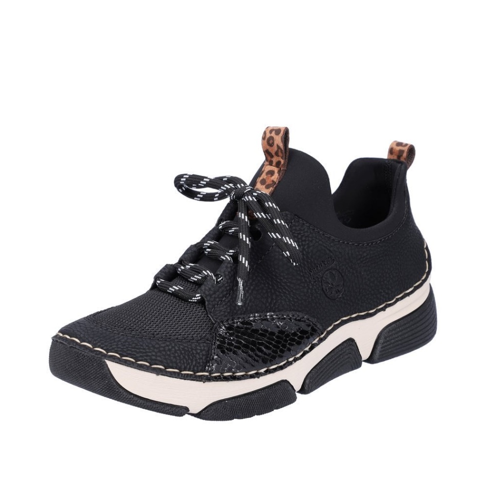 45913 Women Casual Shoes Black Rieker