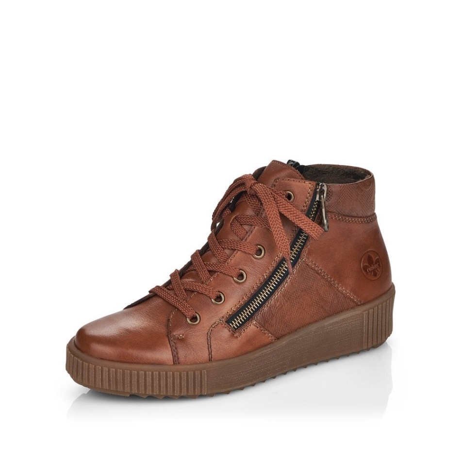M6434 Women Boots Brown Rieker