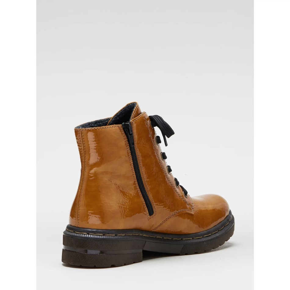 Lace Ankle Boot Bronze Rieker