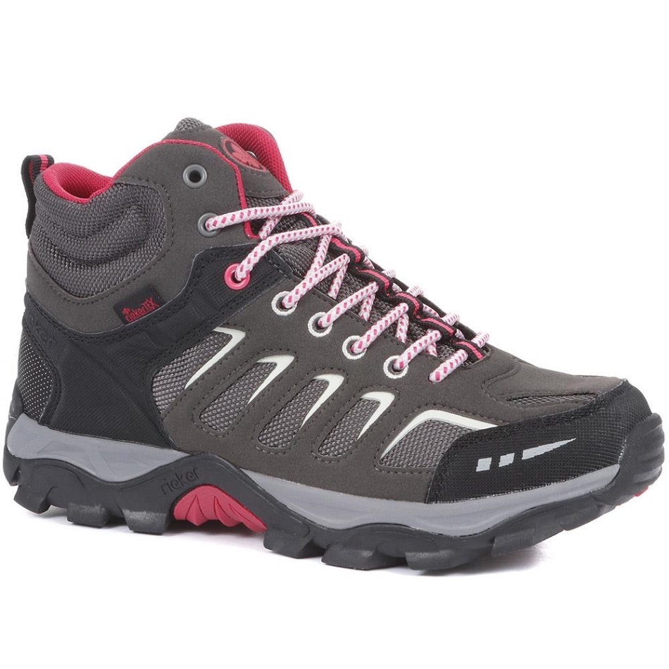 Ankle Walking Boot Grey Multi Rieker