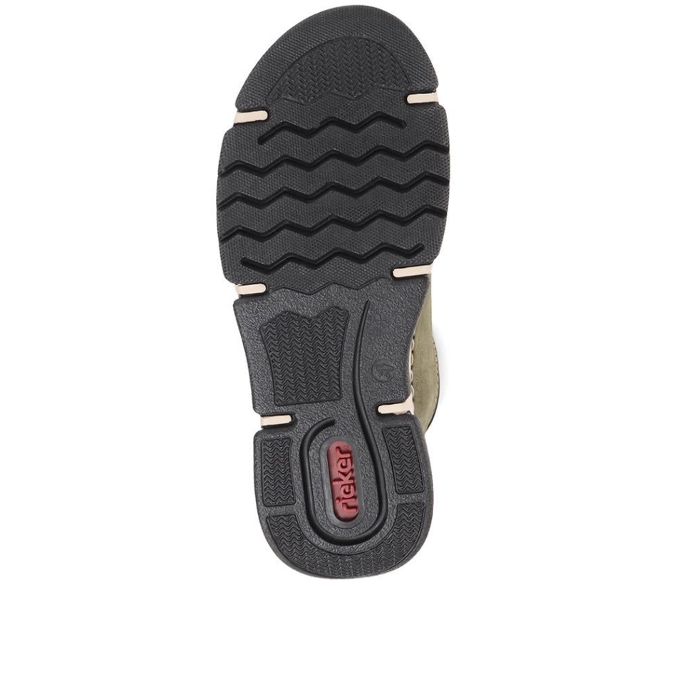 Pull-On Trainers Khaki Rieker