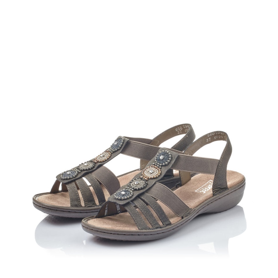 608G9 Regina Grey Rieker