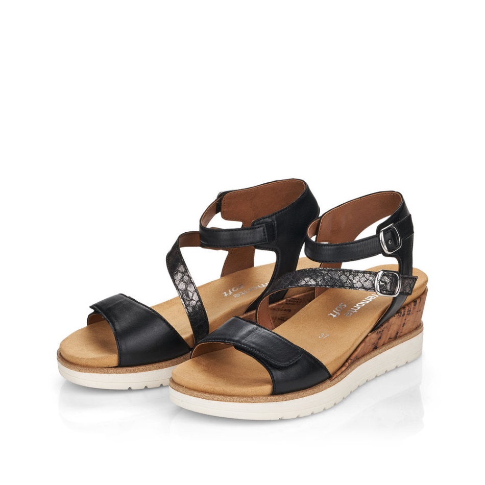 Black R6156 Lolita Rieker