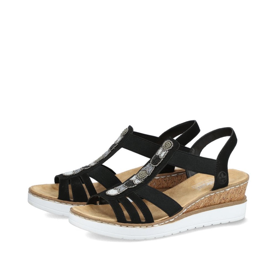 Black V38F9 Fanni Rieker