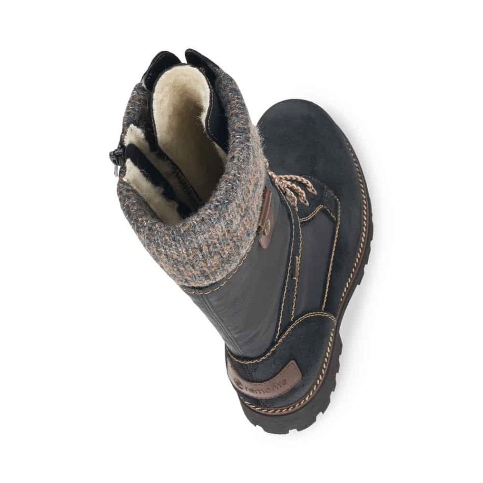 REMONTE |D7477-02 Black Rieker