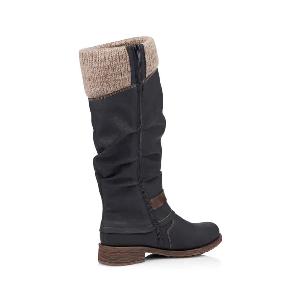 REMONTE |D8076-02 Black Rieker