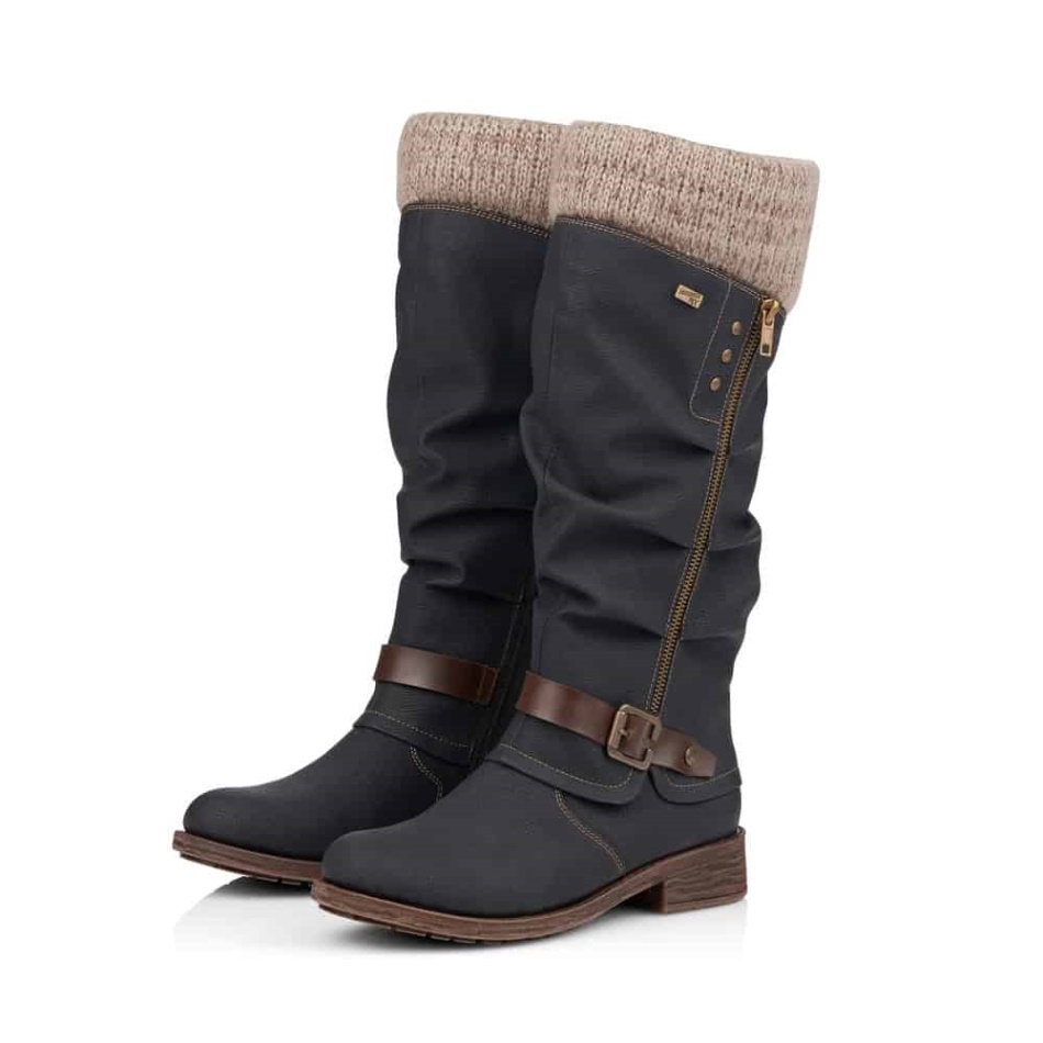 REMONTE |D8076-02 Black Rieker