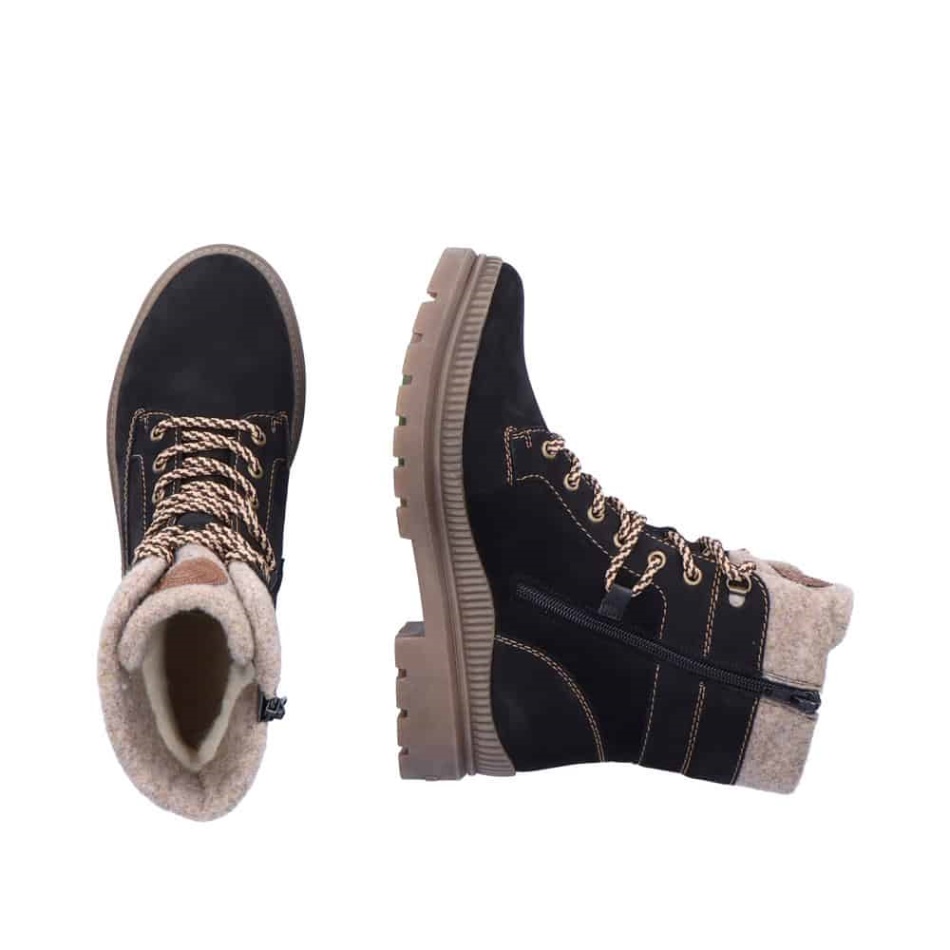 REMONTE |D0C77-02 Black Rieker